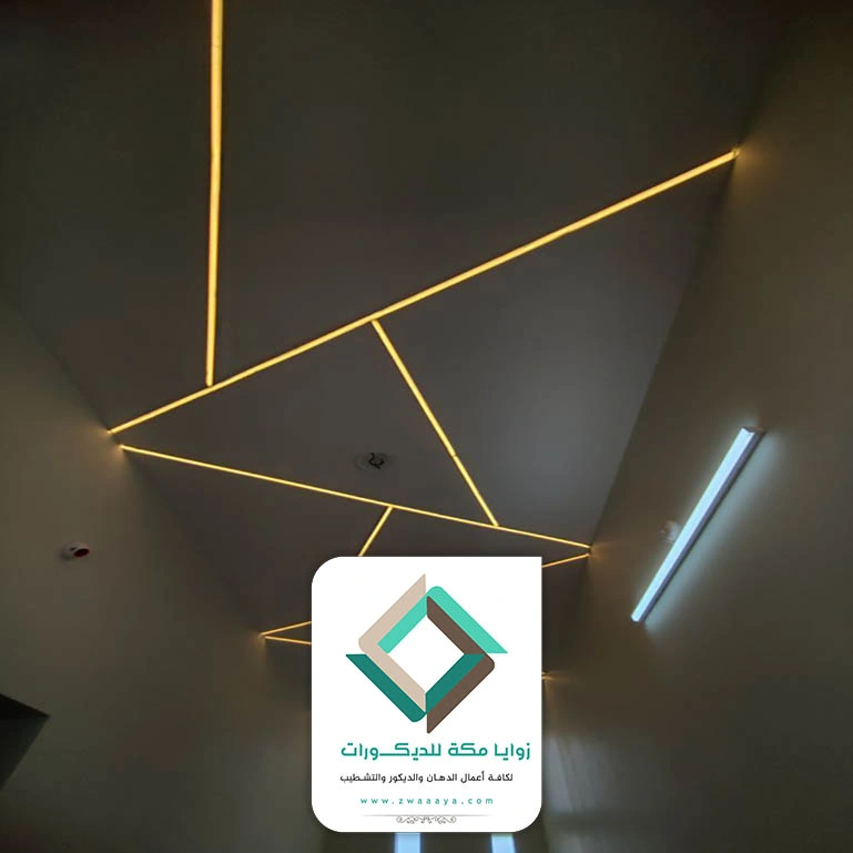 ديكور انارة سقف مكة