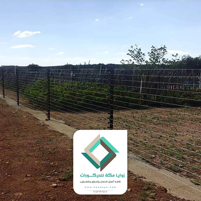 تركيب شبك مجلفن للمزارع مكة